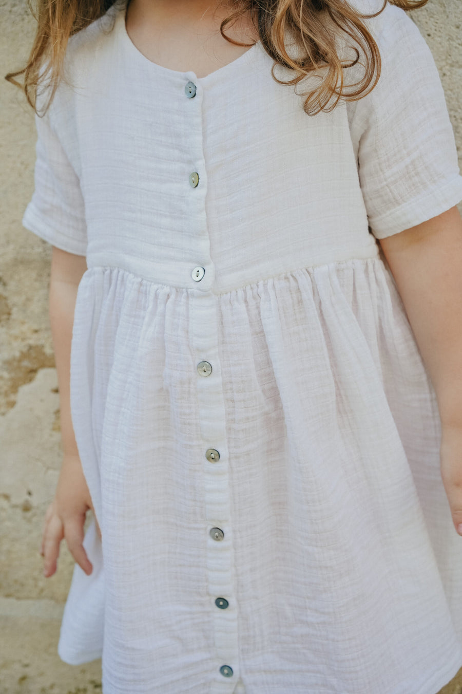 THE BLUE ISLAND - White Jadou Dress