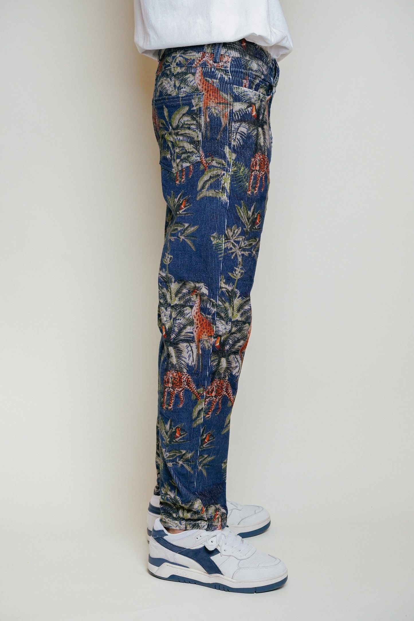 L'ÎLE BLEUE - Pantalon Cosmo Jungle