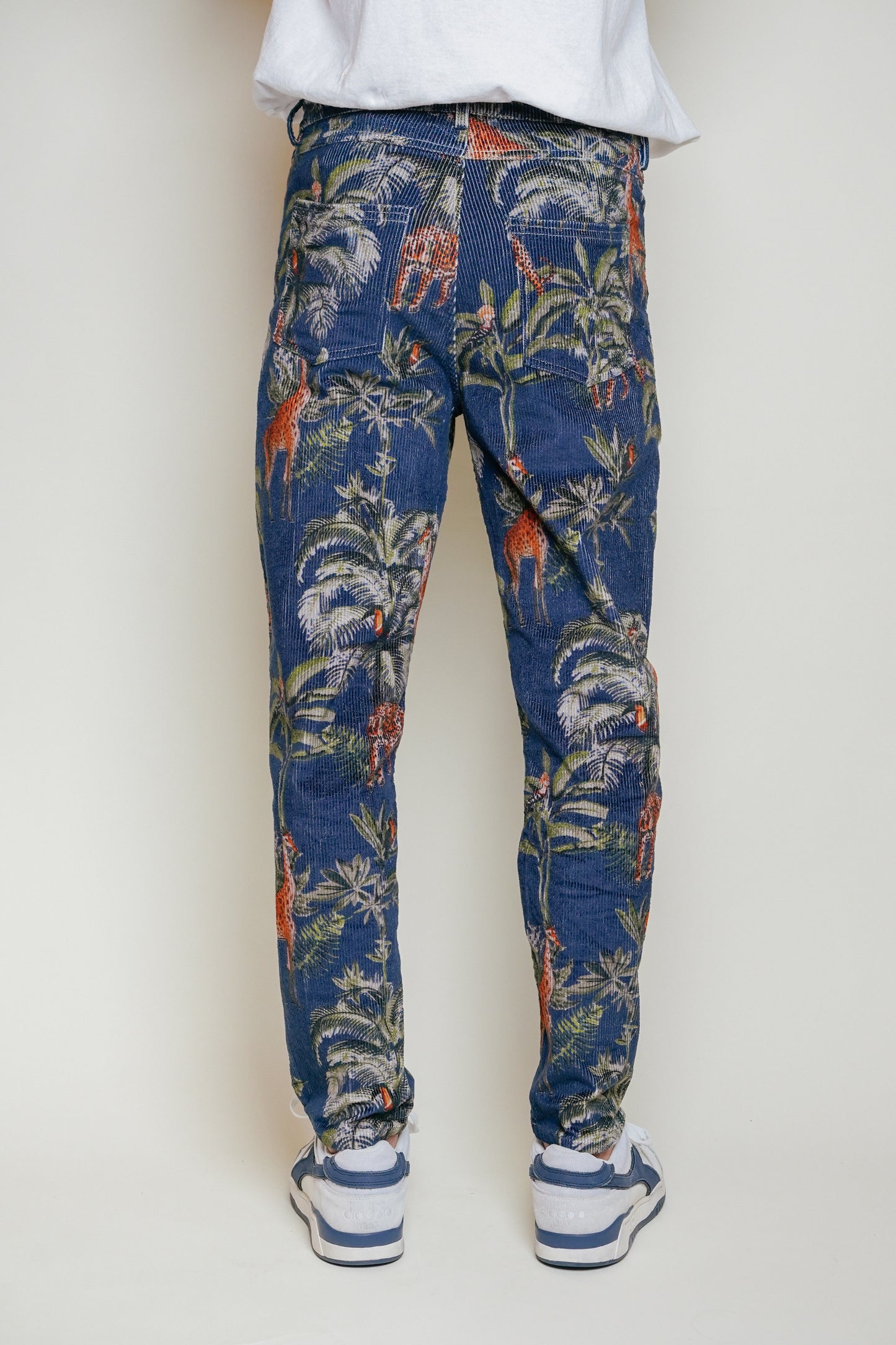 L'ÎLE BLEUE - Pantalon Cosmo Jungle