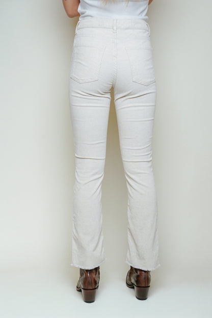 ACQUAVERDE - Jean Cara Velours Côtelé Natural