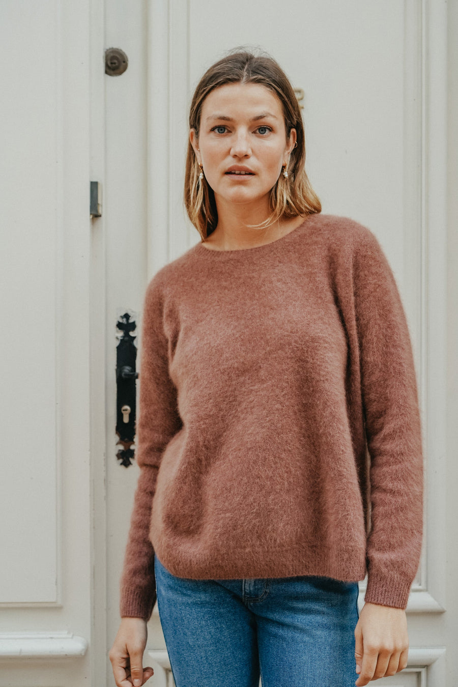 ESTHÈME - Pull Col Rond Raccoon