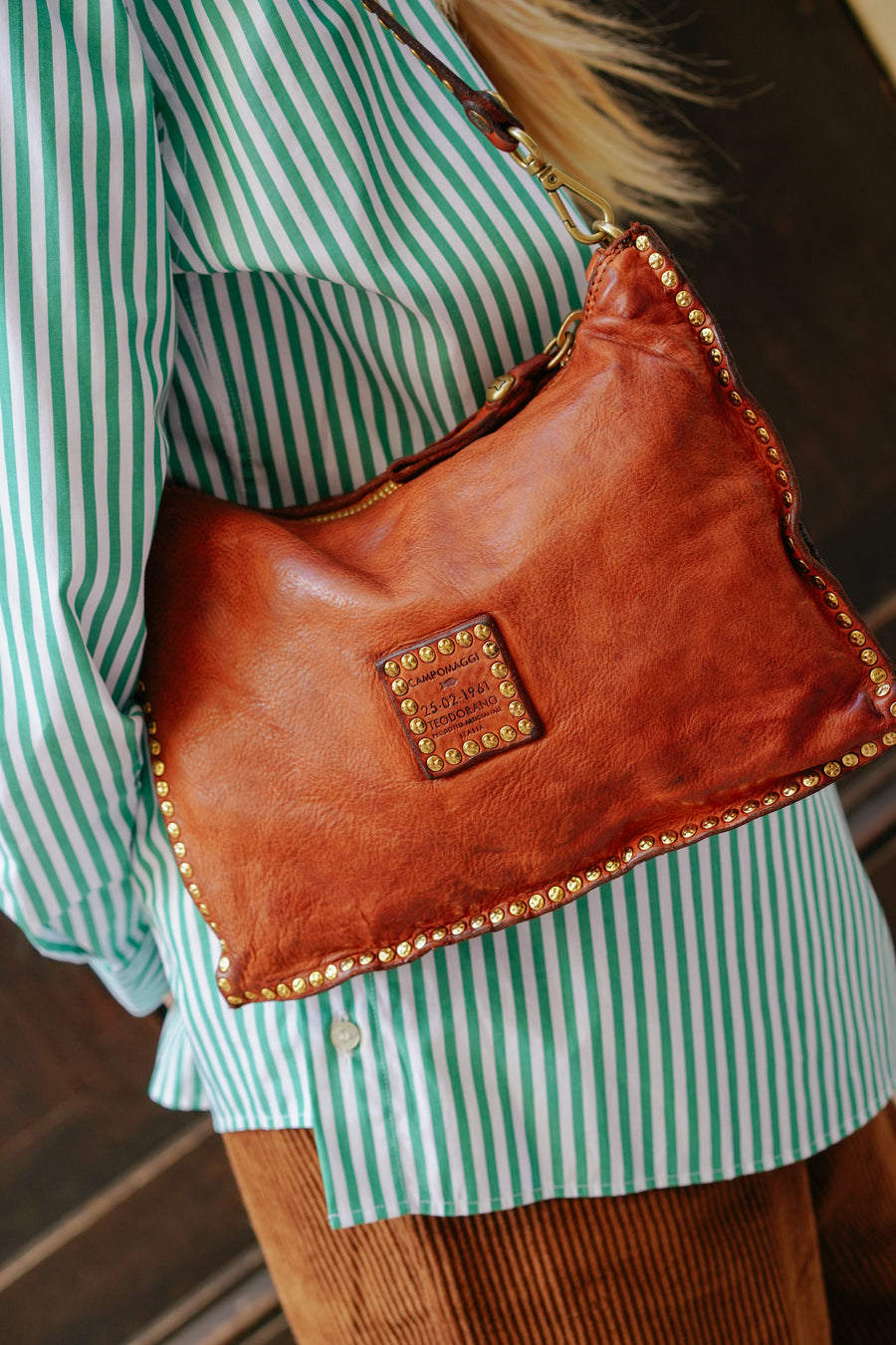 CAMPOMAGGI - Eva Cognac Bag 