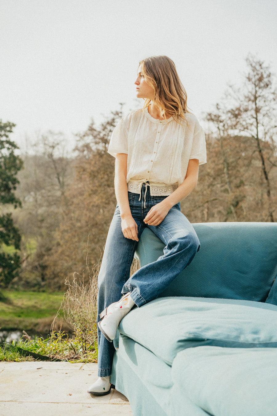 THE BLUE ISLAND - Nino Blouse