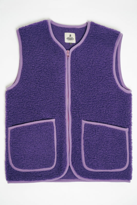 COLDBREAKER - Plum Sleeveless Jacket