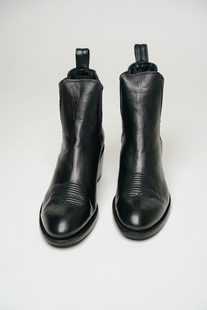 MEXICANA – Estudio Bis Schwarzes Rancheiro-Rindsleder