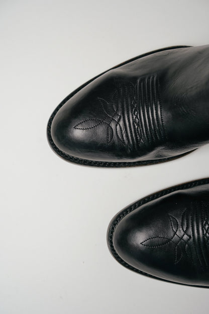 MEXICANA – Estudio Bis Schwarzes Rancheiro-Rindsleder