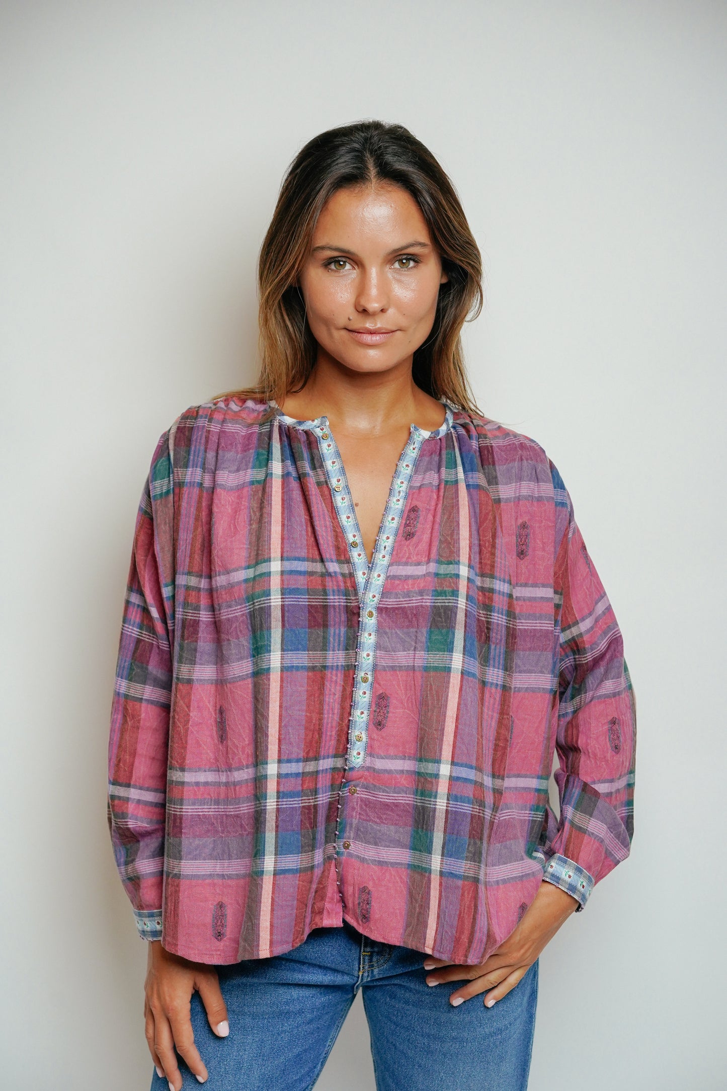 L'ÎLE BLEUE - Blouse Lily Purple