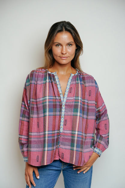 L'ÎLE BLEUE - Blouse Lily Purple