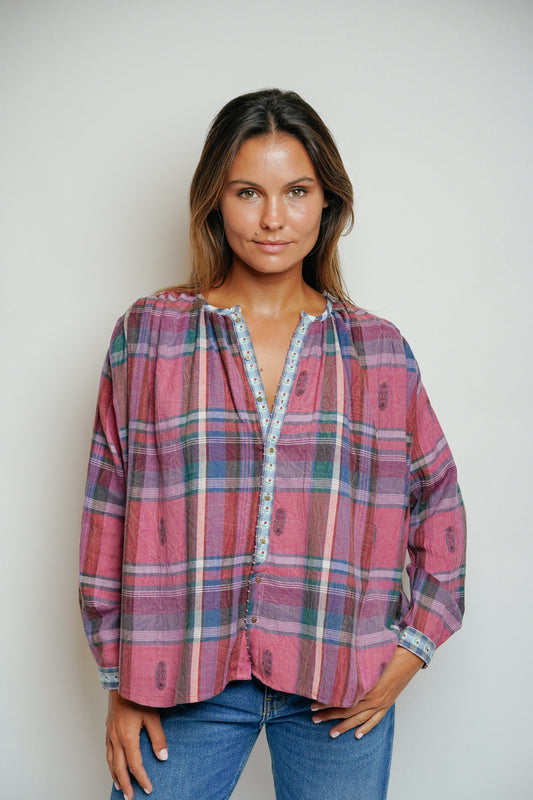 L'ÎLE BLEUE - Blouse Lily Purple