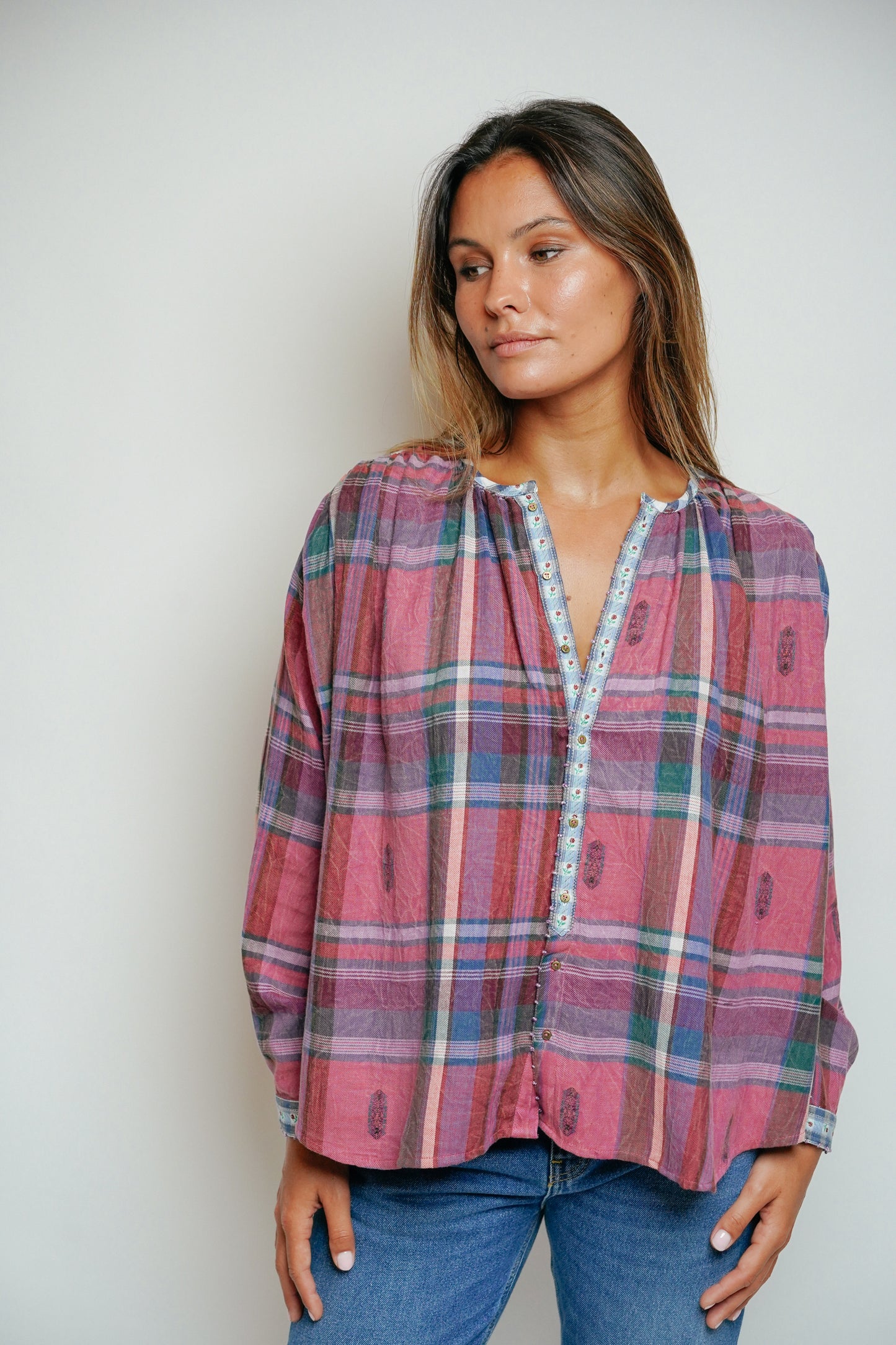 L'ÎLE BLEUE - Blouse Lily Purple