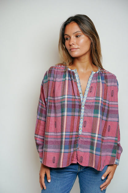 L'ÎLE BLEUE - Blouse Lily Purple