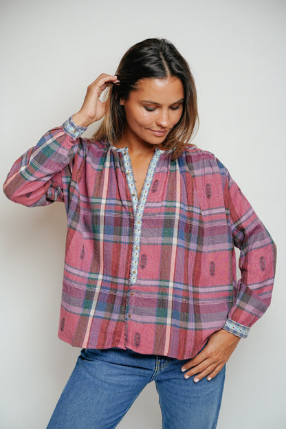 L'ÎLE BLEUE - Blouse Lily Purple