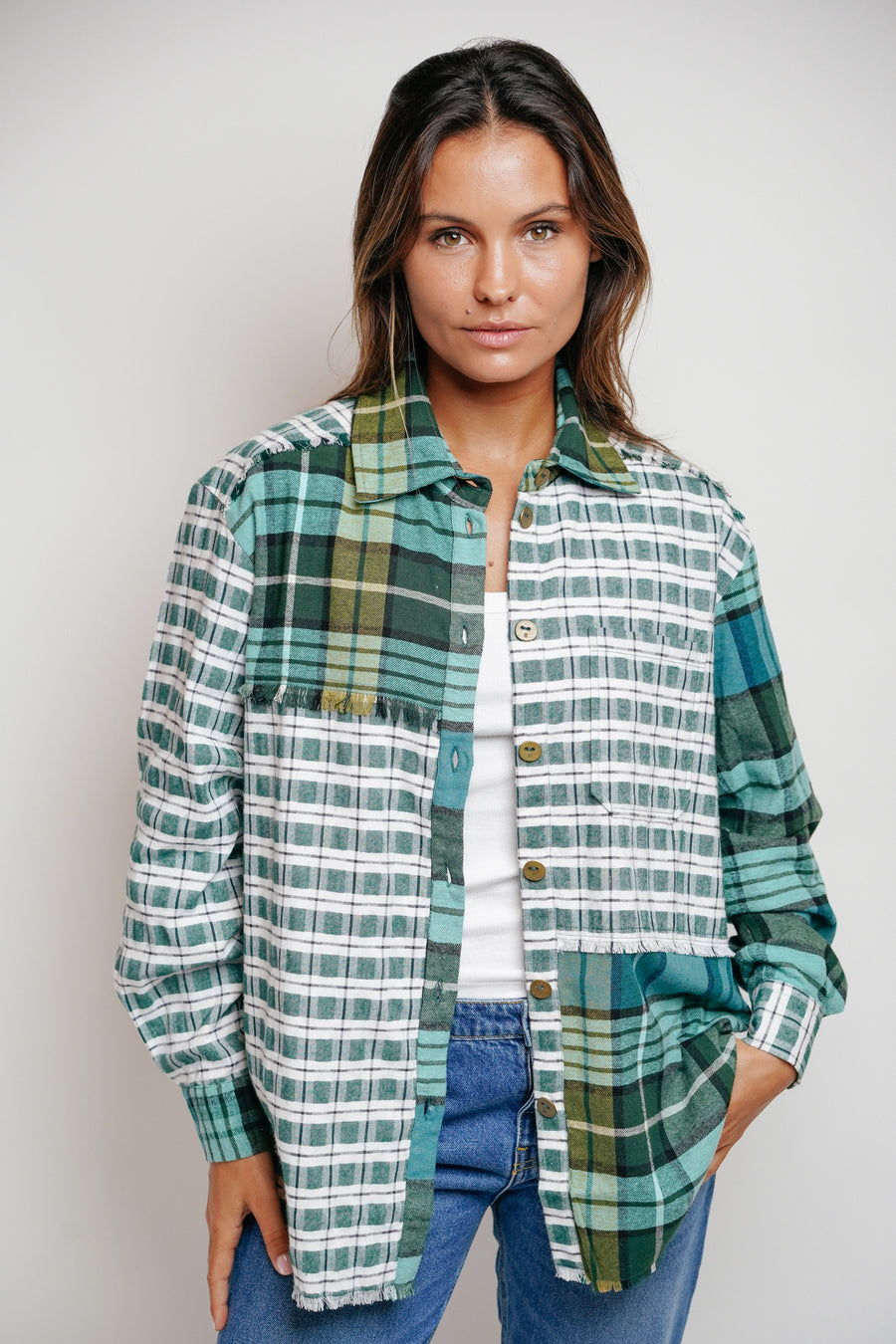 L'ÎLE BLEUE - Blouse Jade