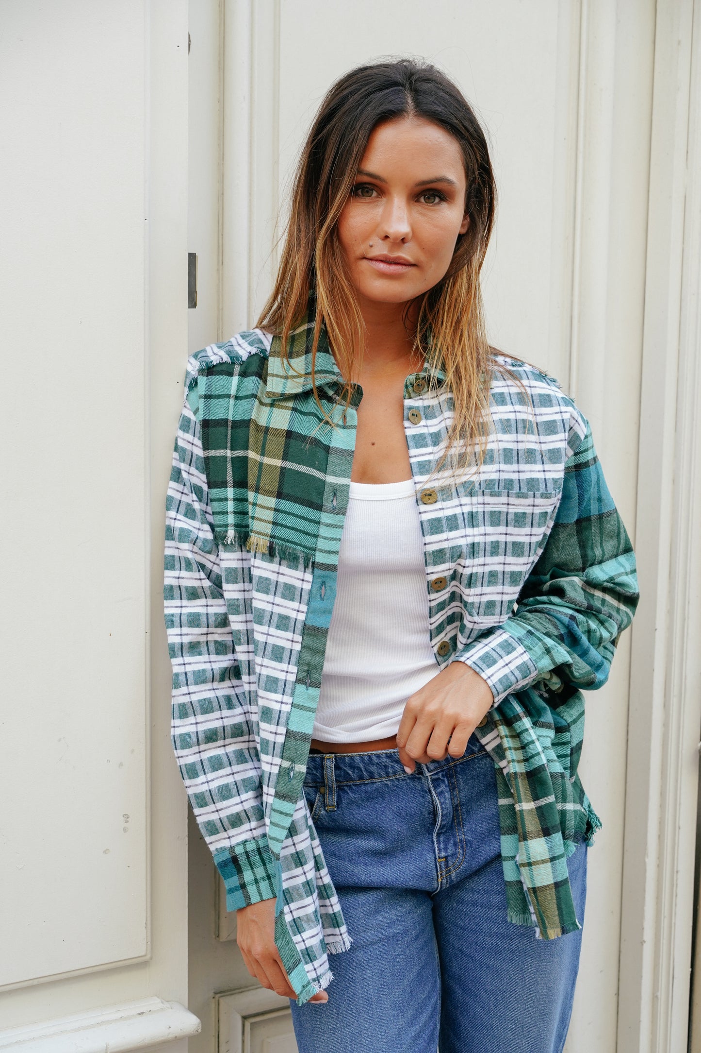 L'ÎLE BLEUE - Blouse Jade