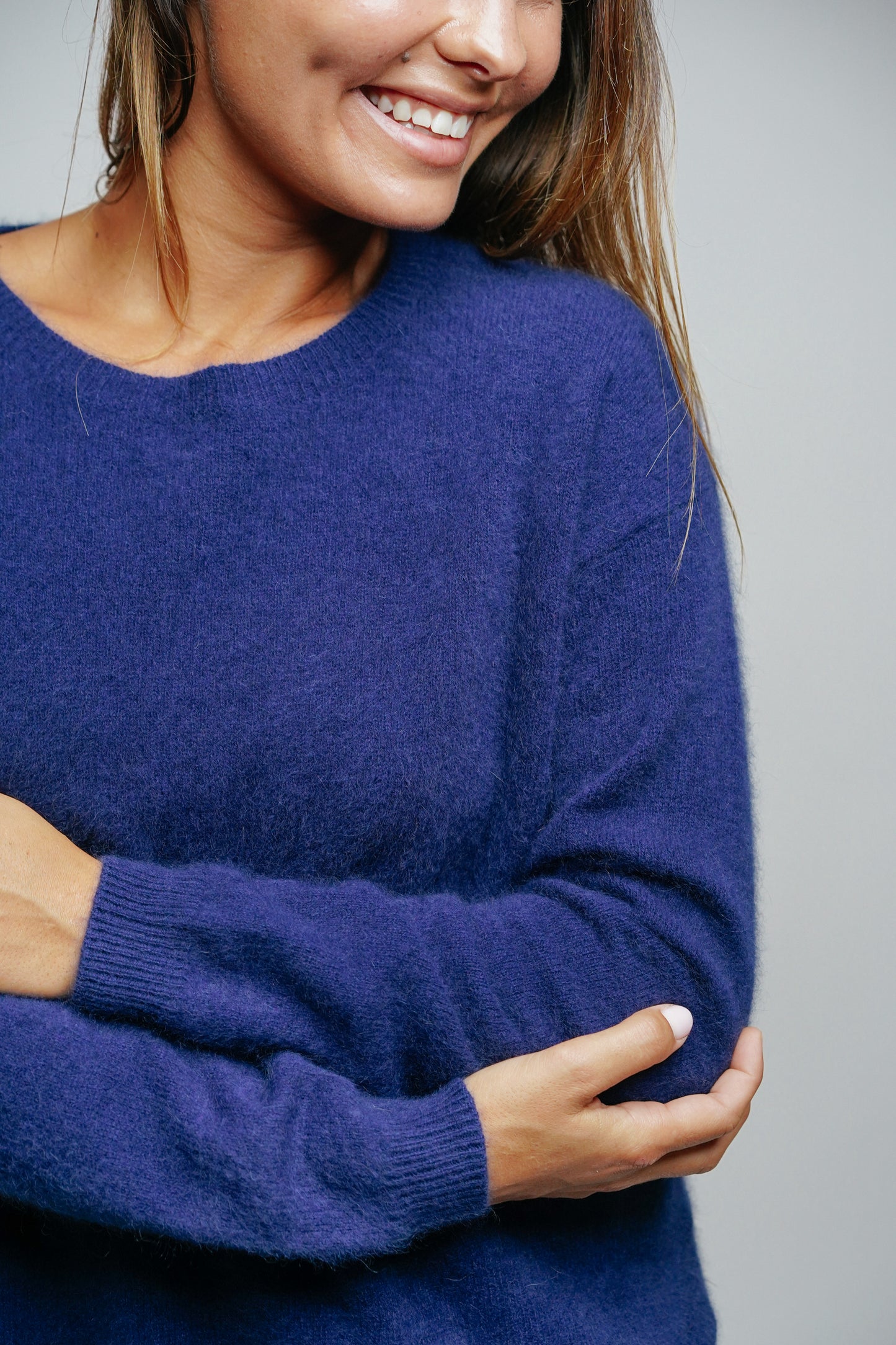 ESTHÈME - Blue Raccoon Crew Neck