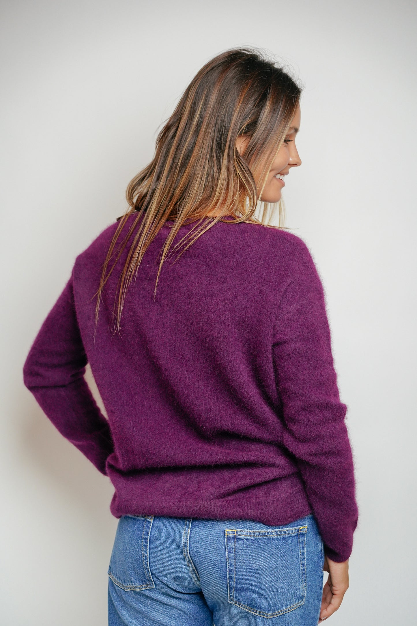 ESTHÈME - Raccoon Plum Crew Neck