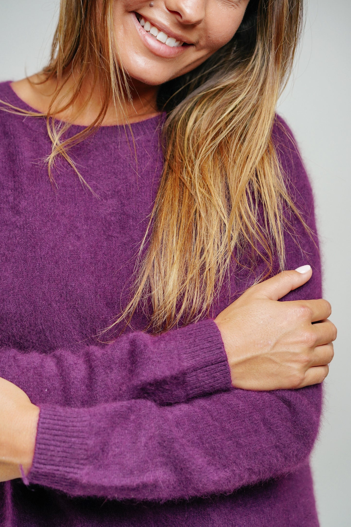 ESTHÈME - Raccoon Plum Crew Neck