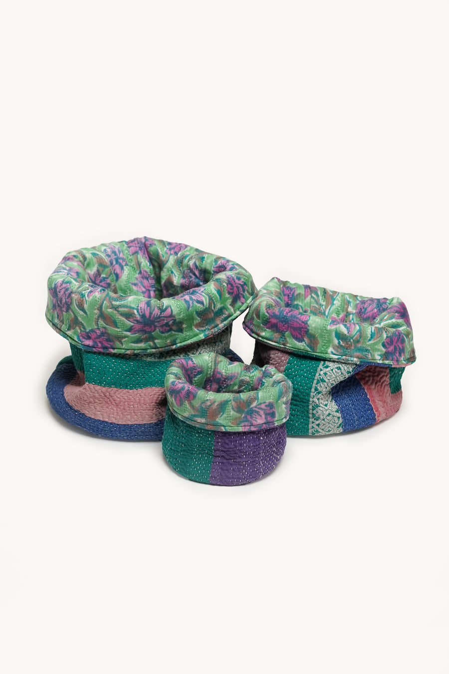 L'ÎLE BLEUE - 3 PANIÈRES DE RANGEMENT