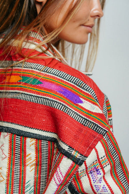 L'ÎLE BLEUE - VESTE EN LAINE