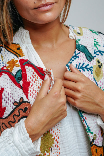 L'ÎLE BLEUE - Gilet Annie Animal 1