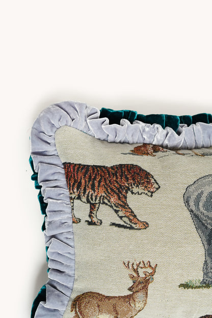 L'ÎLE BLEUE - HOUSSE DE COUSSIN ANIMAUX