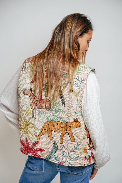 L'ÎLE BLEUE - Gilet Annie Animal 1