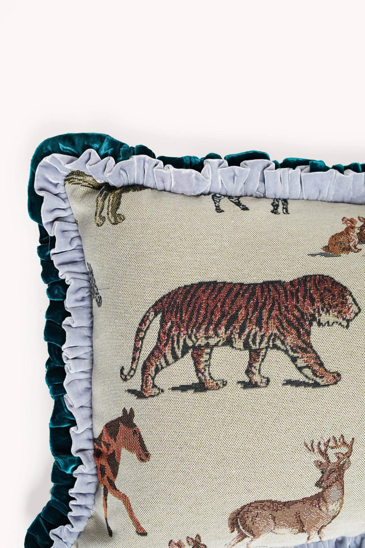 L'ÎLE BLEUE - HOUSSE DE COUSSIN ANIMAUX