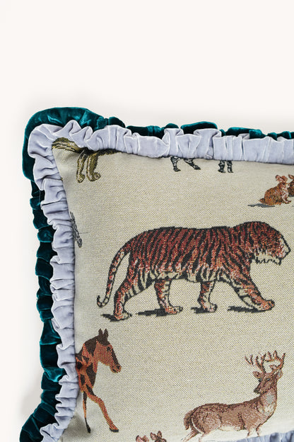 L'ÎLE BLEUE - HOUSSE DE COUSSIN ANIMAUX