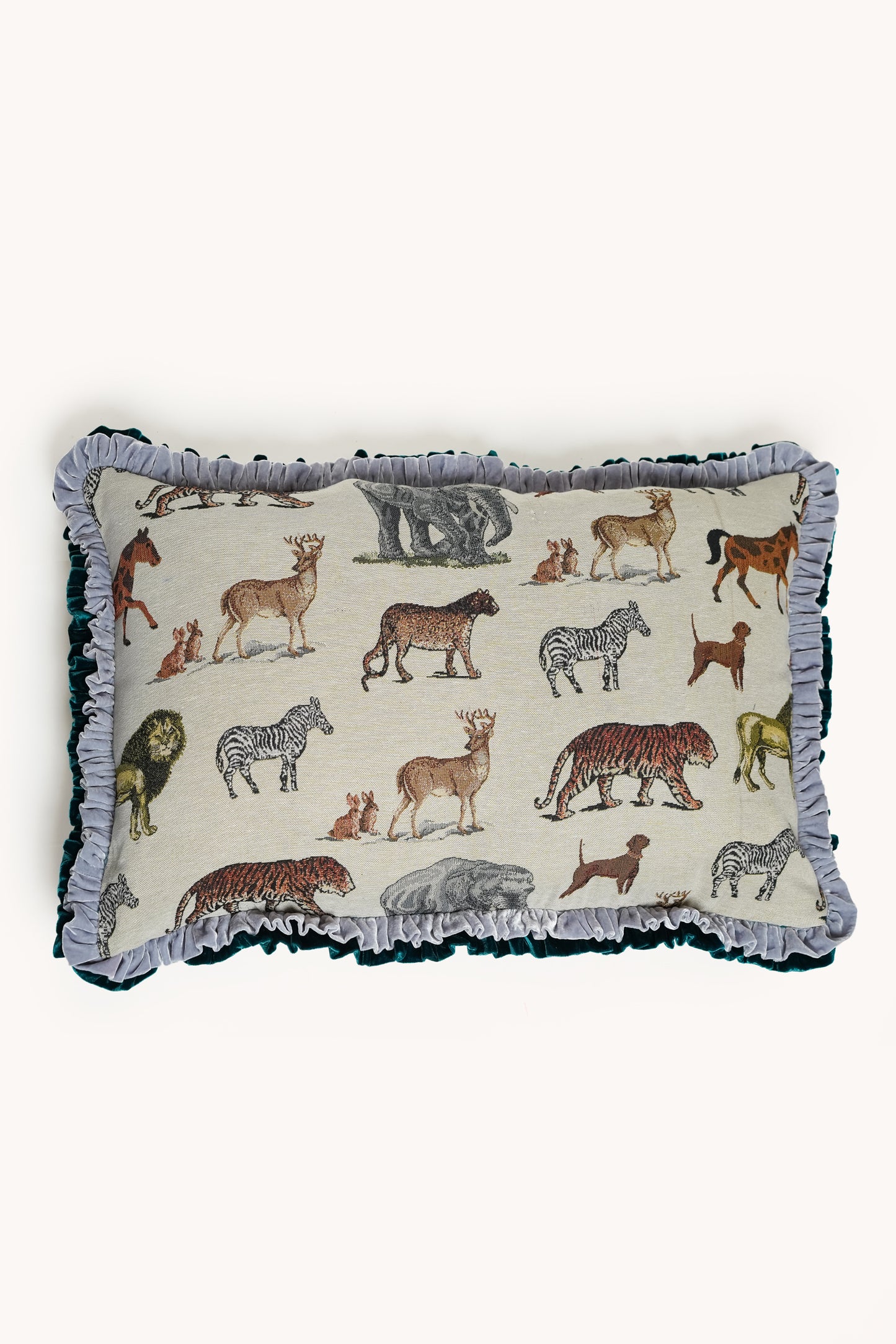 L'ÎLE BLEUE - HOUSSE DE COUSSIN ANIMAUX