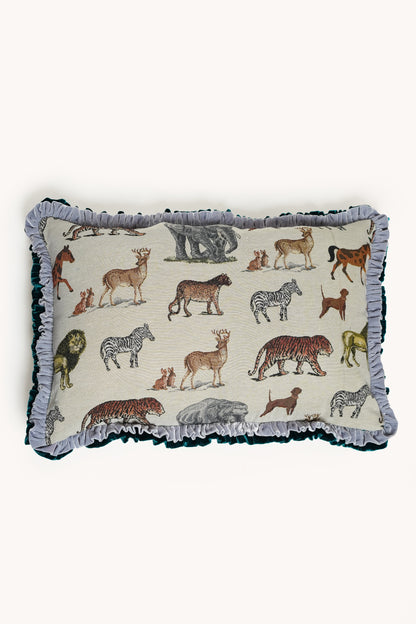 L'ÎLE BLEUE - HOUSSE DE COUSSIN ANIMAUX