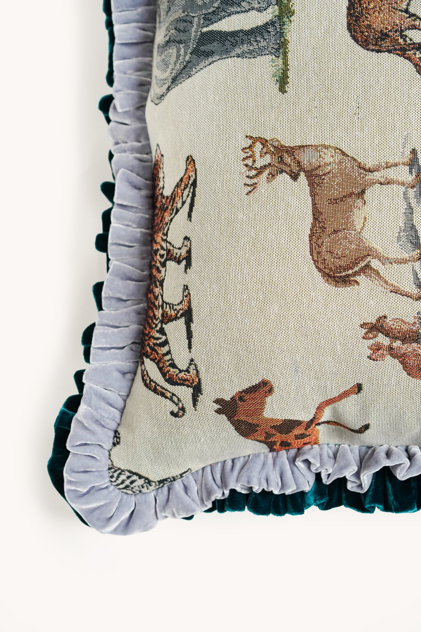 L'ÎLE BLEUE - HOUSSE DE COUSSIN ANIMAUX