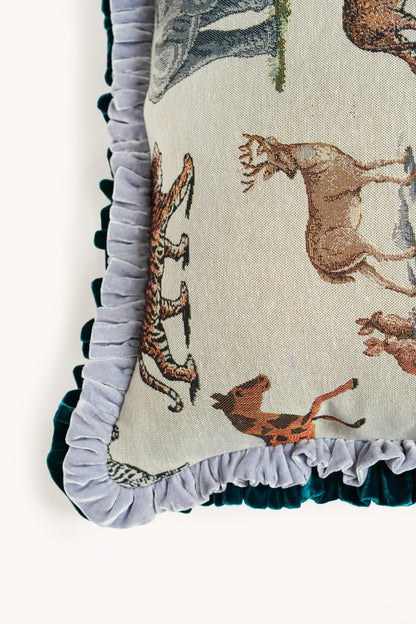 L'ÎLE BLEUE - HOUSSE DE COUSSIN ANIMAUX