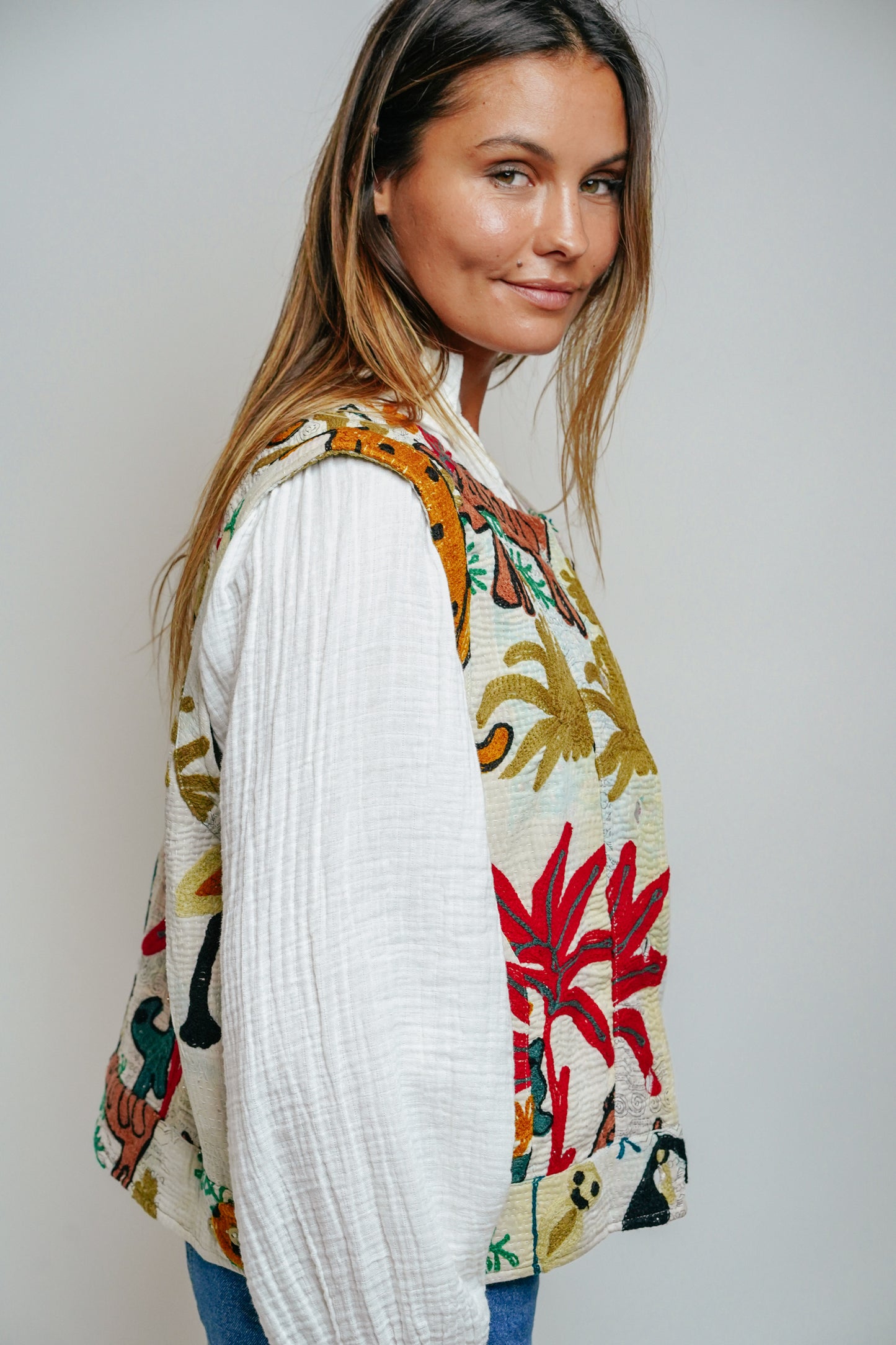 L'ÎLE BLEUE - Gilet Annie Animal 1