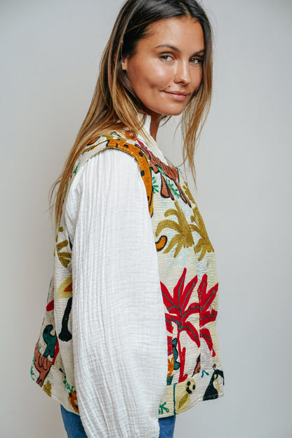 L'ÎLE BLEUE - Gilet Annie Animal 1