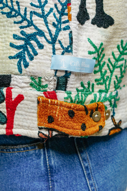 L'ÎLE BLEUE - Gilet Annie Animal 1