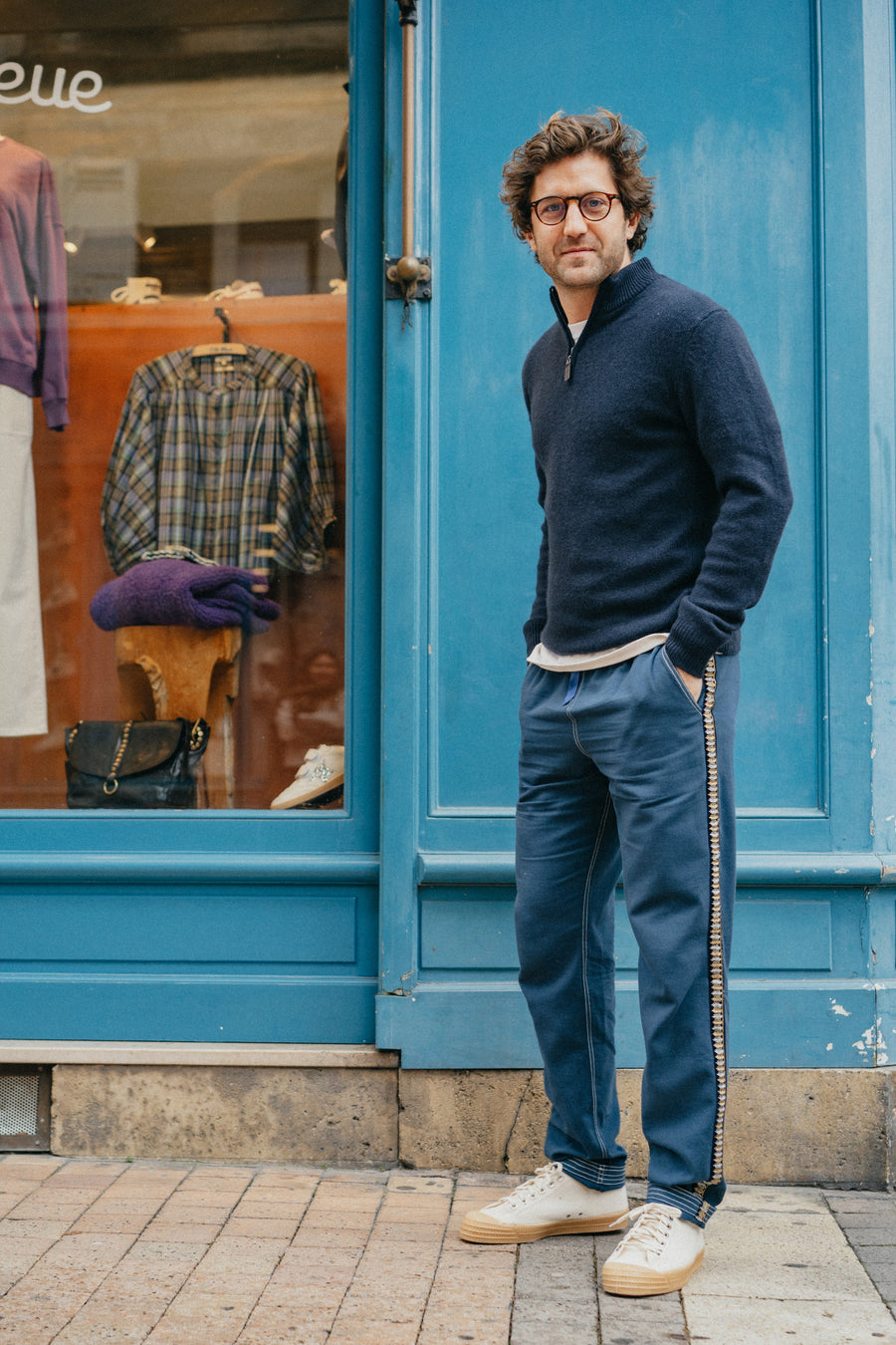 ESTHEME - Cashmere Trucker Sweater