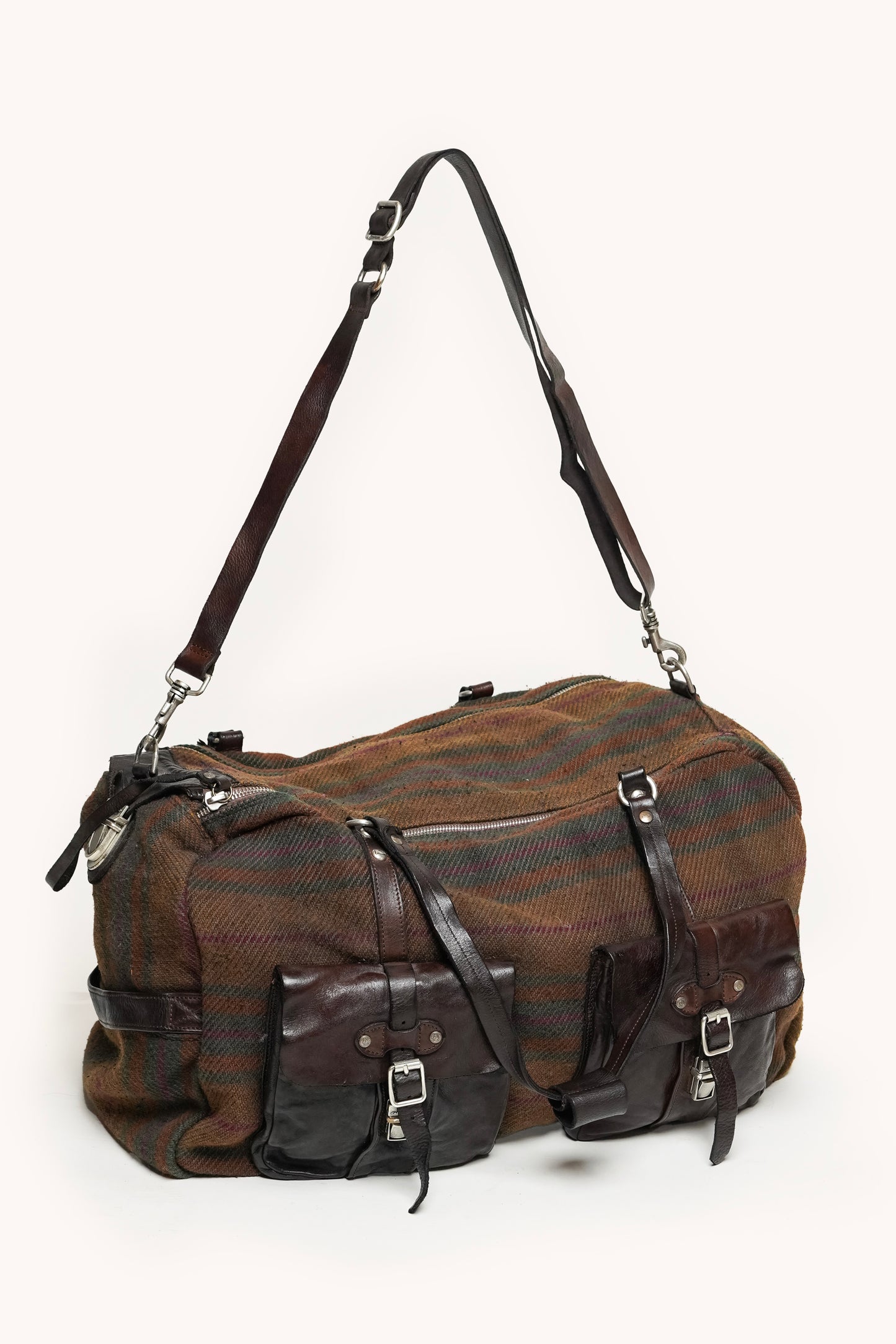 CAMPOMAGGI - WEEKEND BAG TARTAN