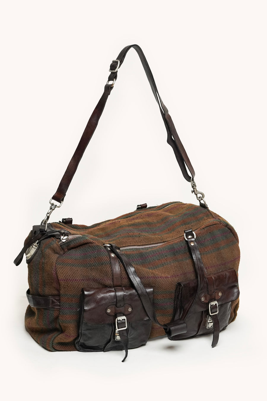 CAMPOMAGGI - WEEKEND BAG TARTAN