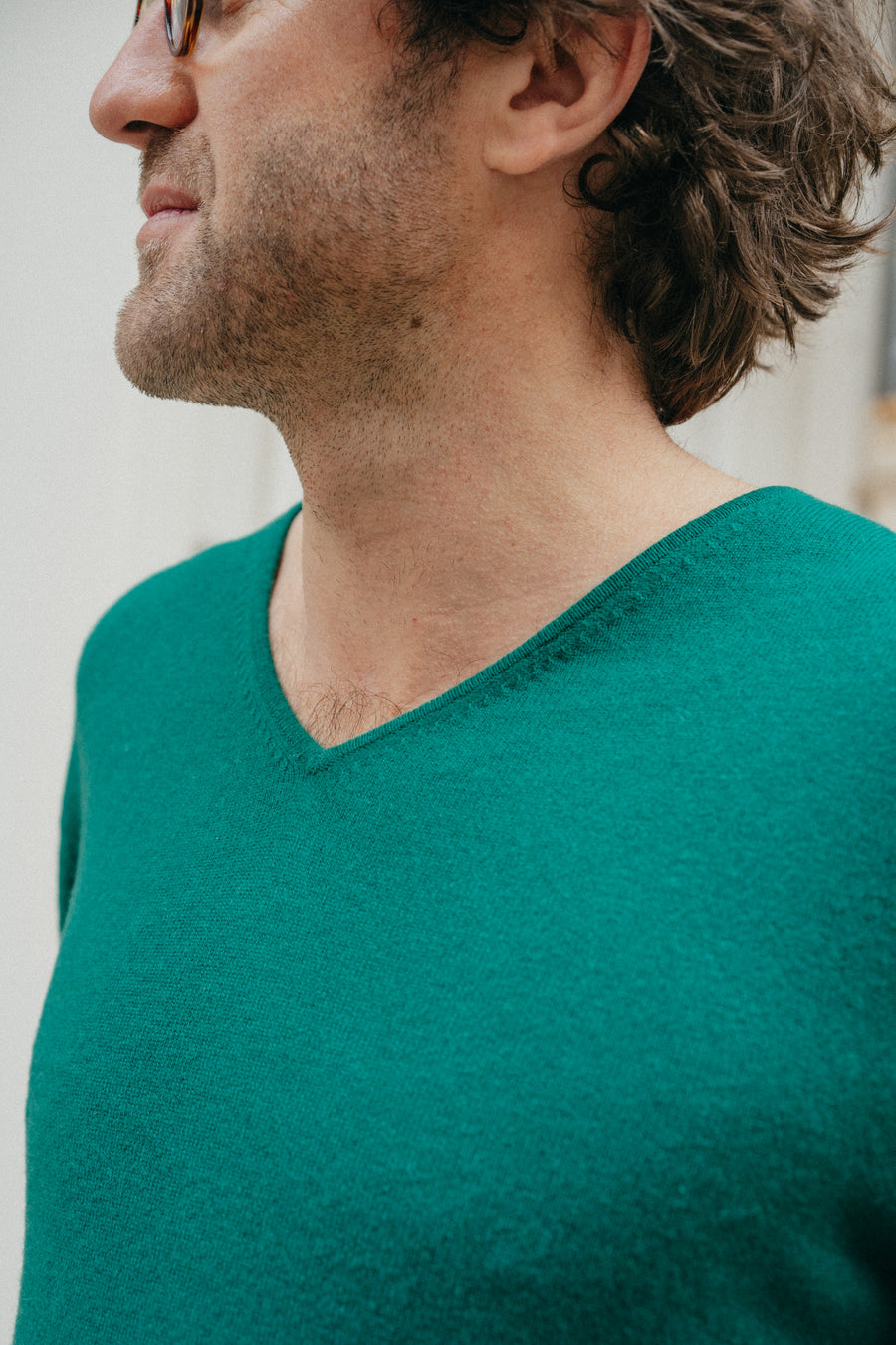 ESTHEME - Small V-Neck Sweater