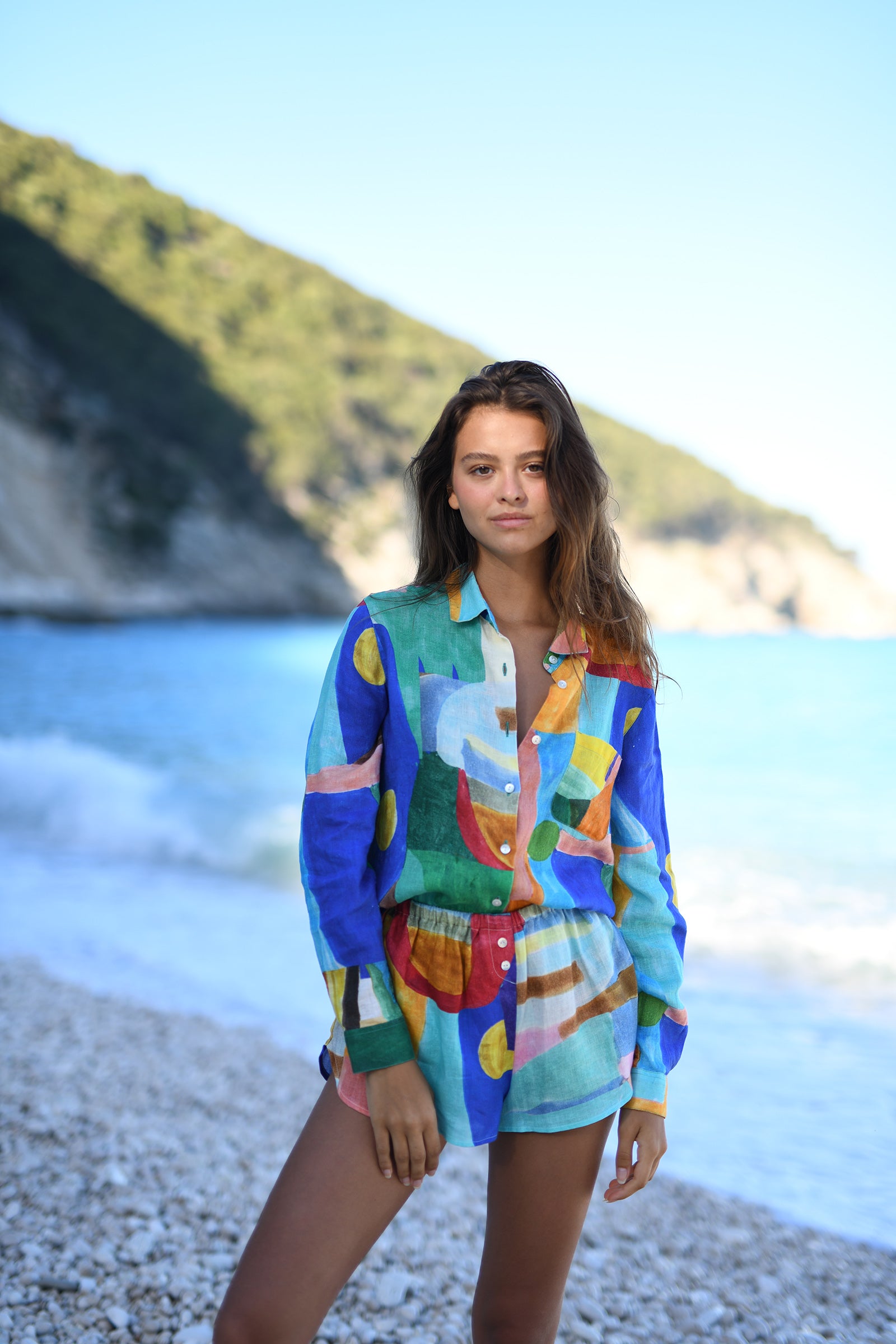 Chemise Metisse Lin – L'Île Bleue