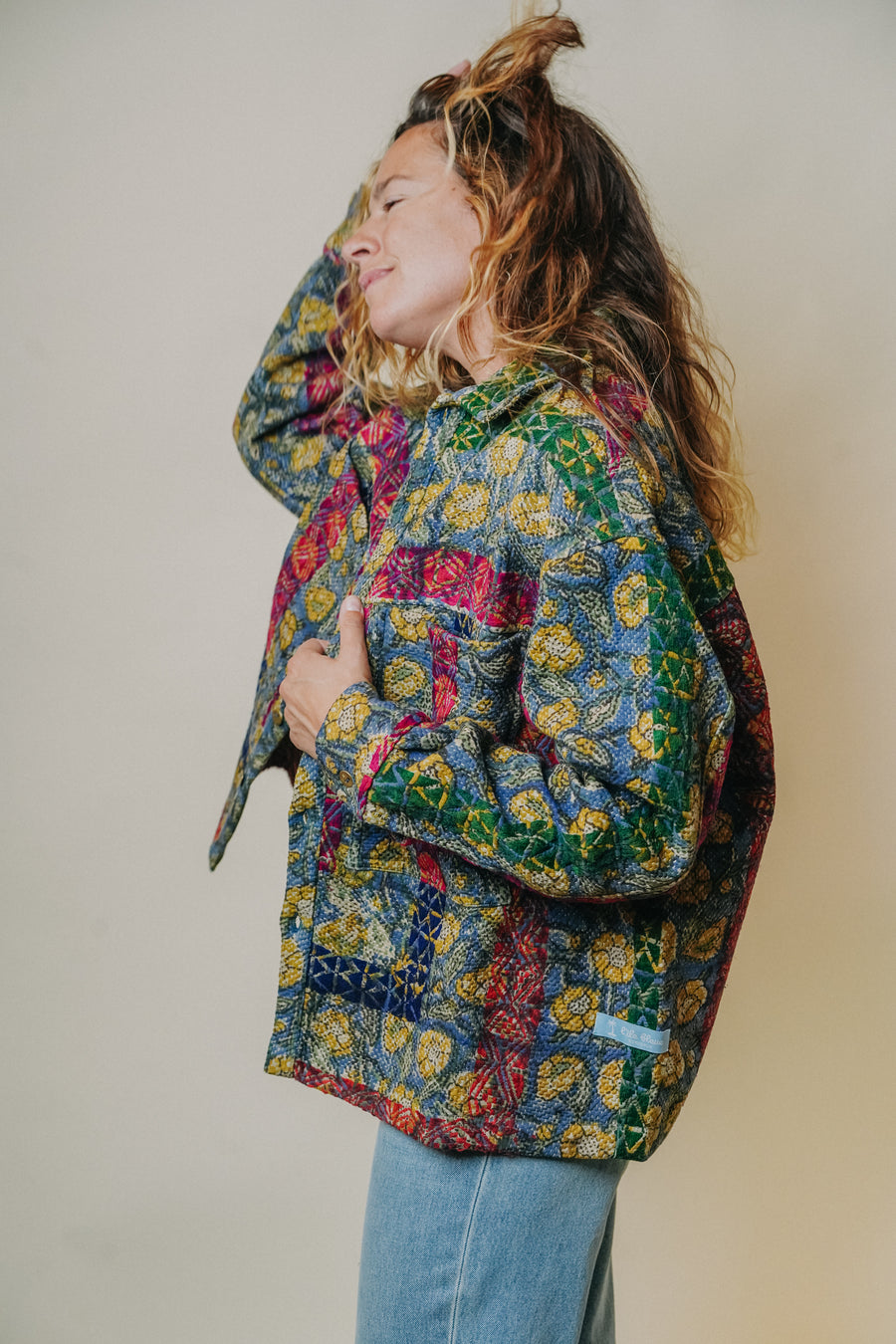 THE BLUE ISLAND - Kantha Jacket