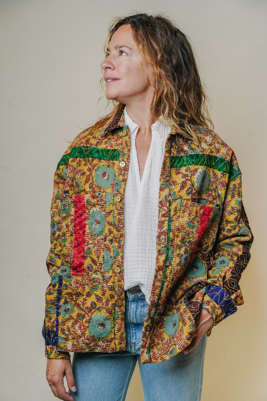 THE BLUE ISLAND - Kantha Jacket