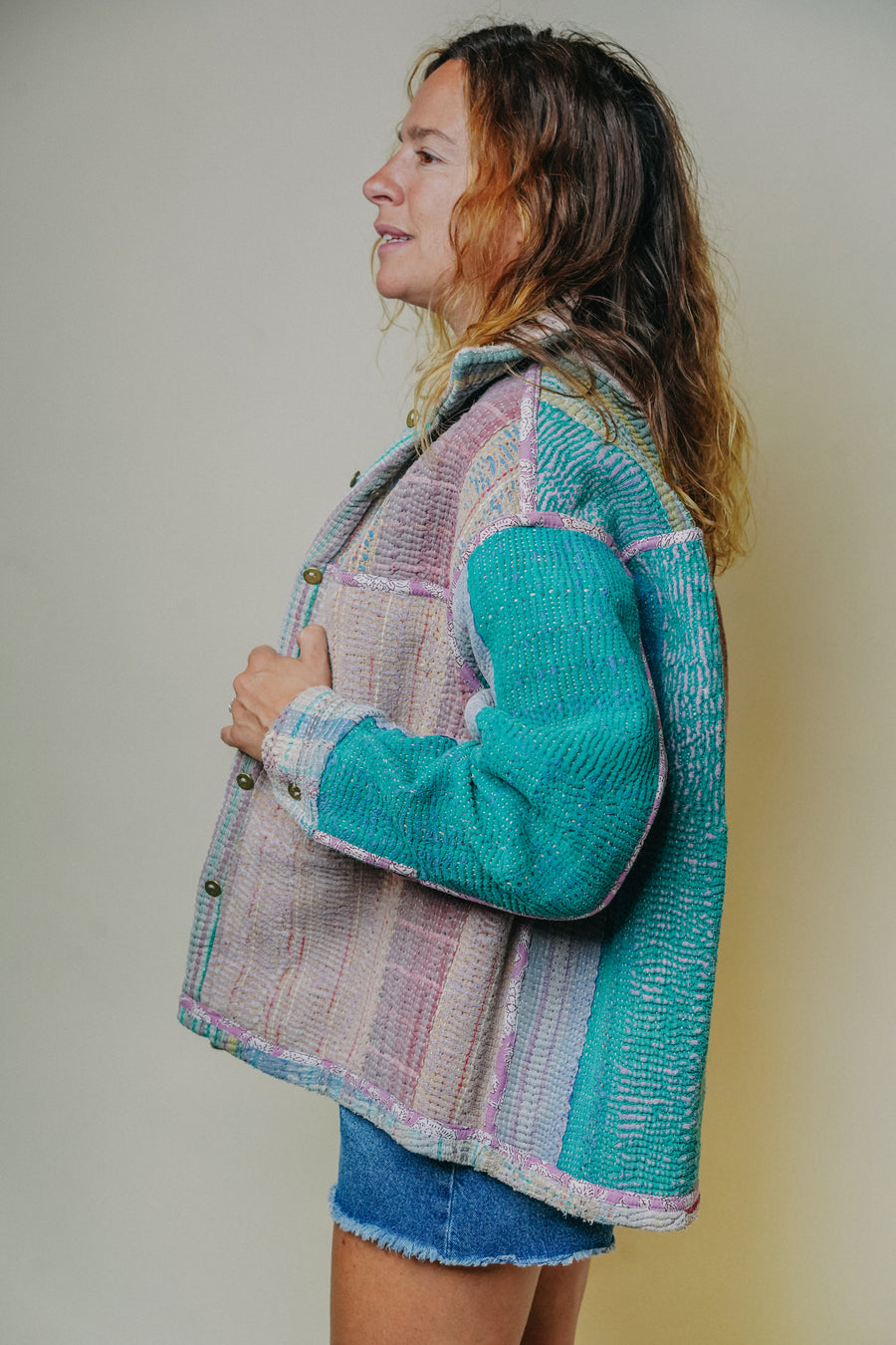 THE BLUE ISLAND - Kantha Jacket