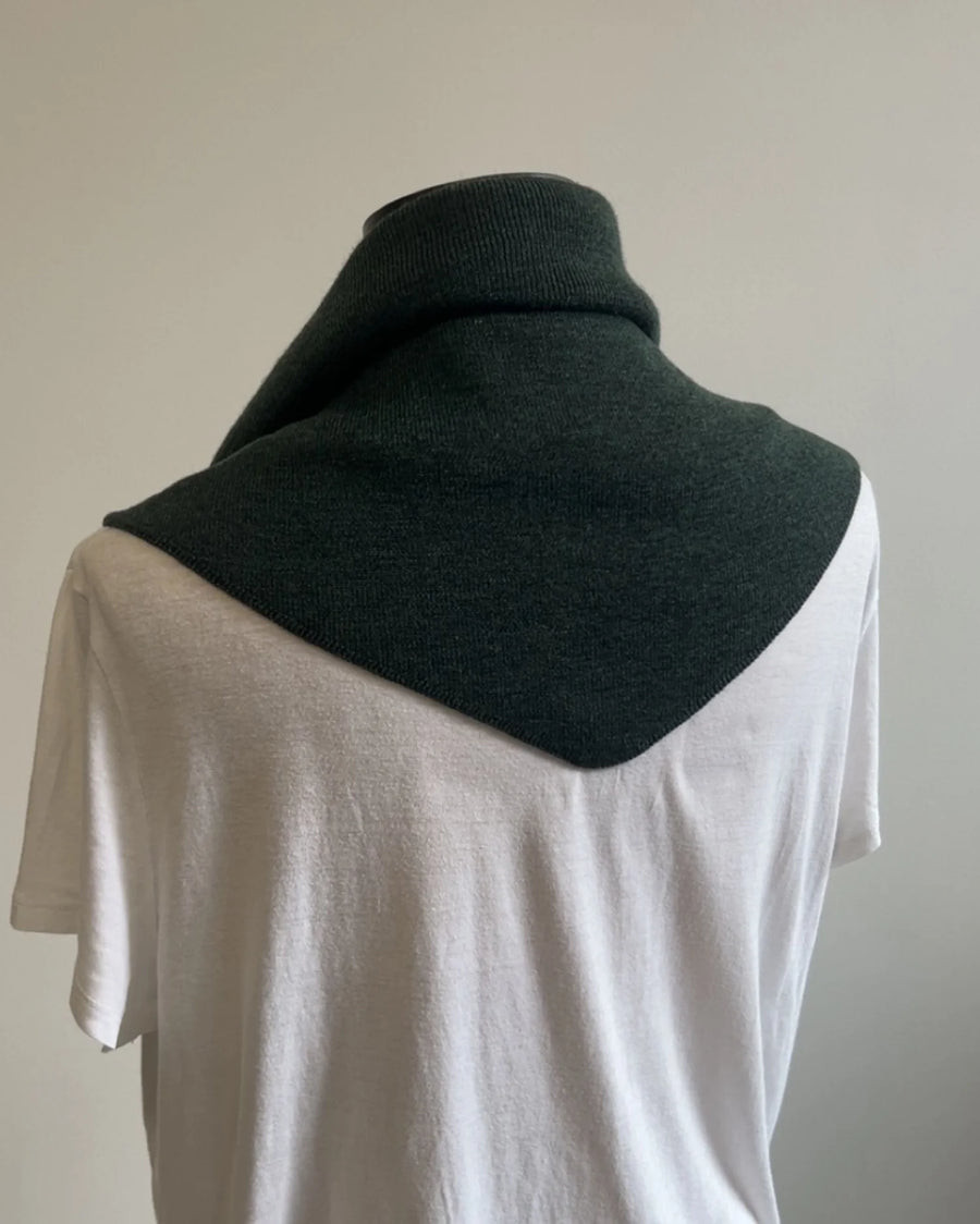 TRICOT JEAN MARC - TRIANGLE ENZA VERT FORÊT