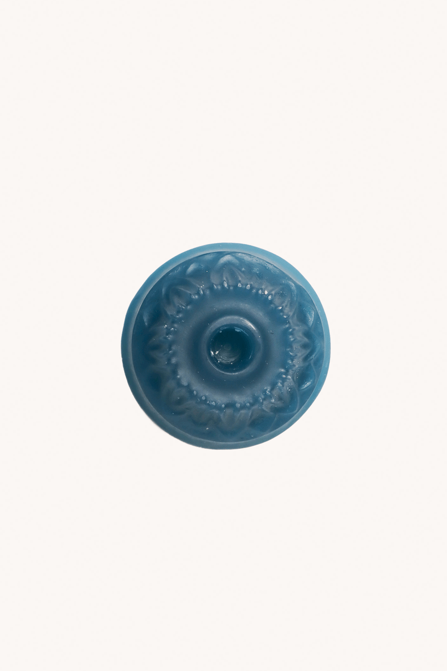 Ciergerie des Prémontrés - Coffret de 2 Bougeoirs Fleuristes Bleu Petrole