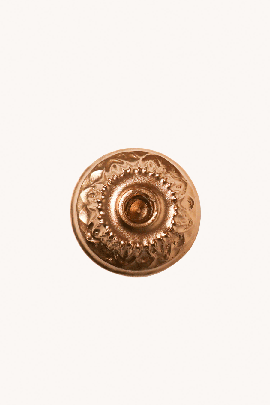 Ciergerie des Prémontrés - Coffret de 2 Bougeoirs Fleuristes Or