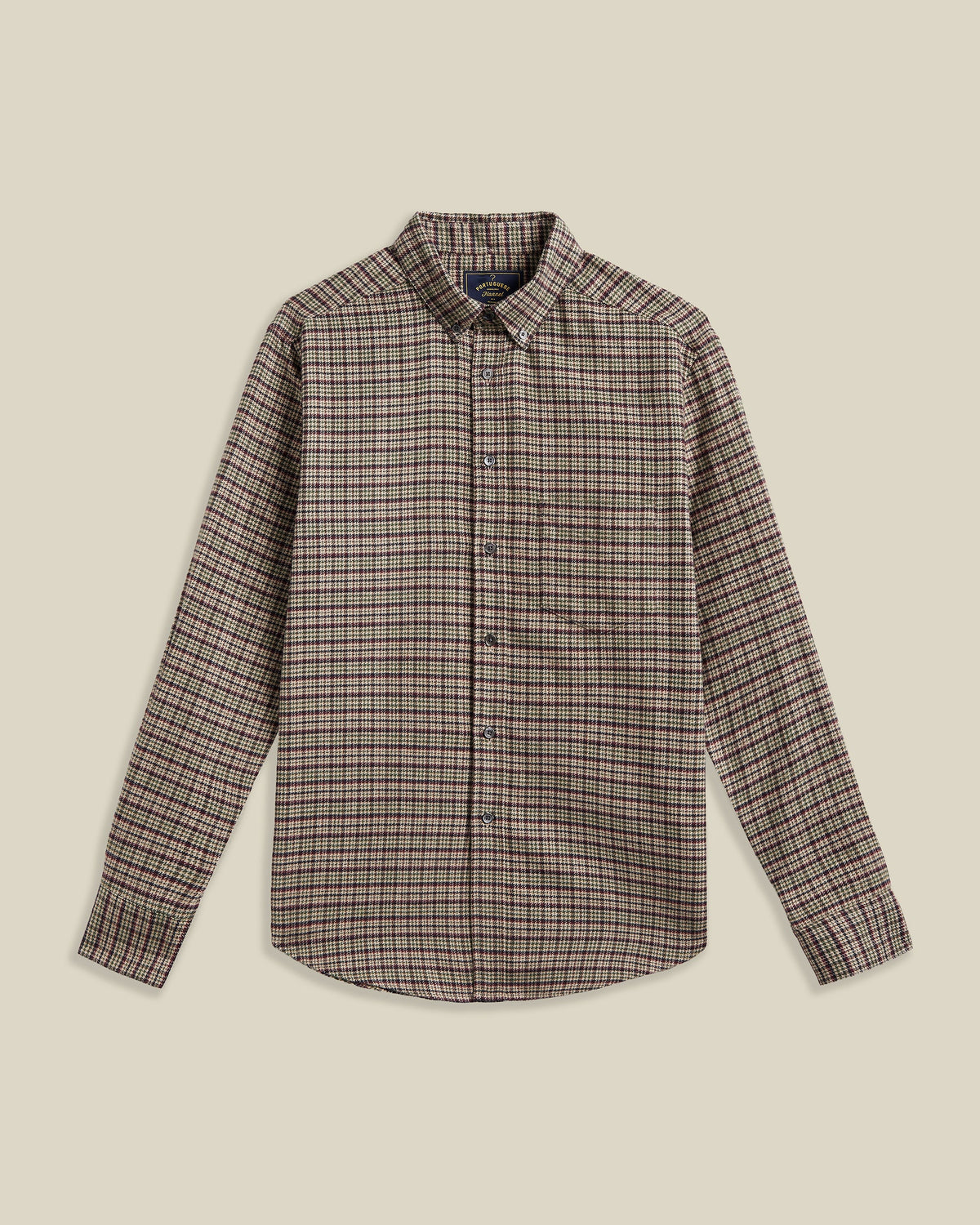 Chemise Feno multi Portuguese Flannel en coton, boutons nacre