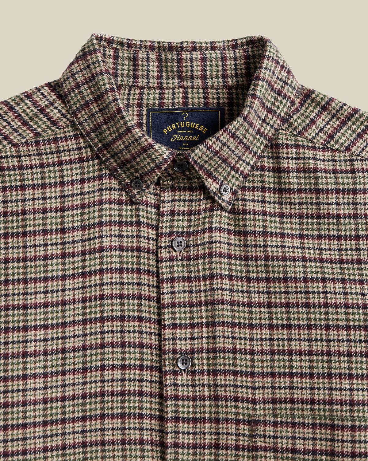 Chemise Feno multi Portuguese Flannel en coton, boutons nacre