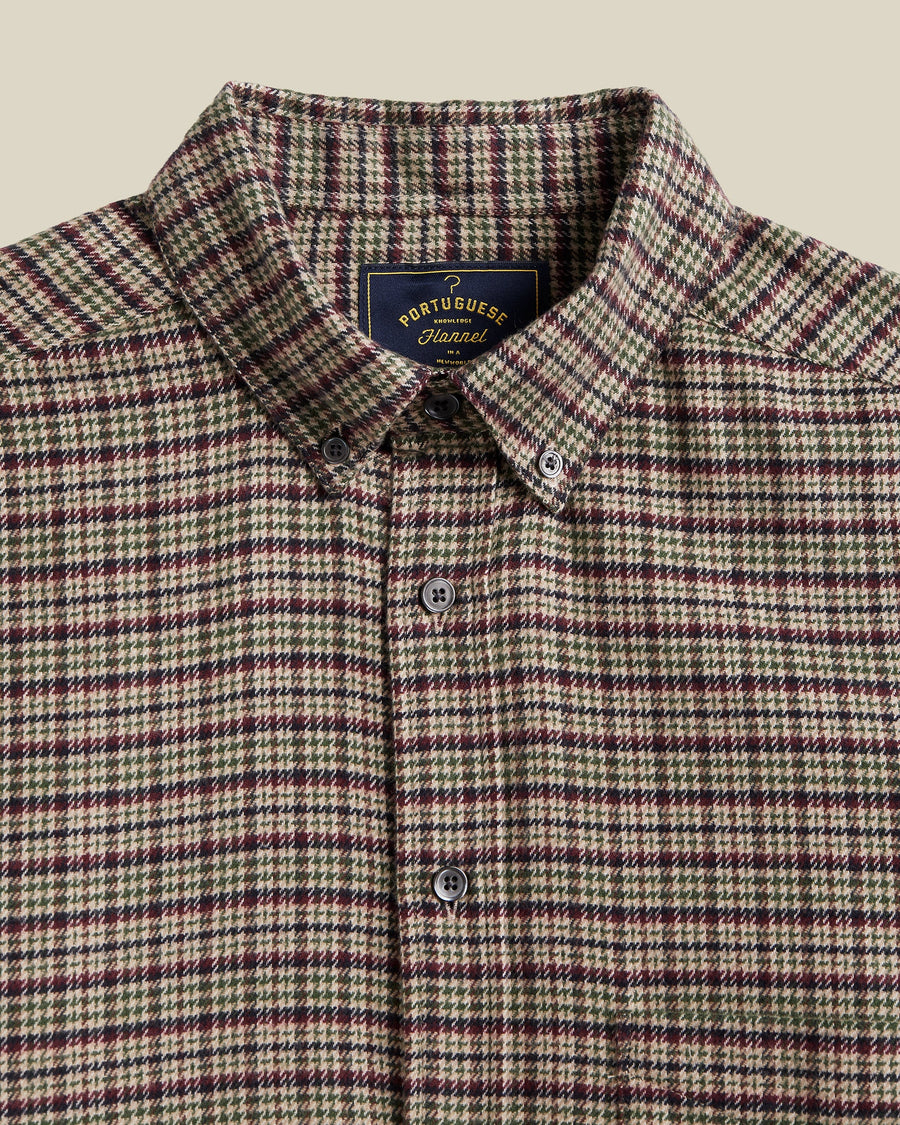Chemise Feno multi Portuguese Flannel en coton, boutons nacre