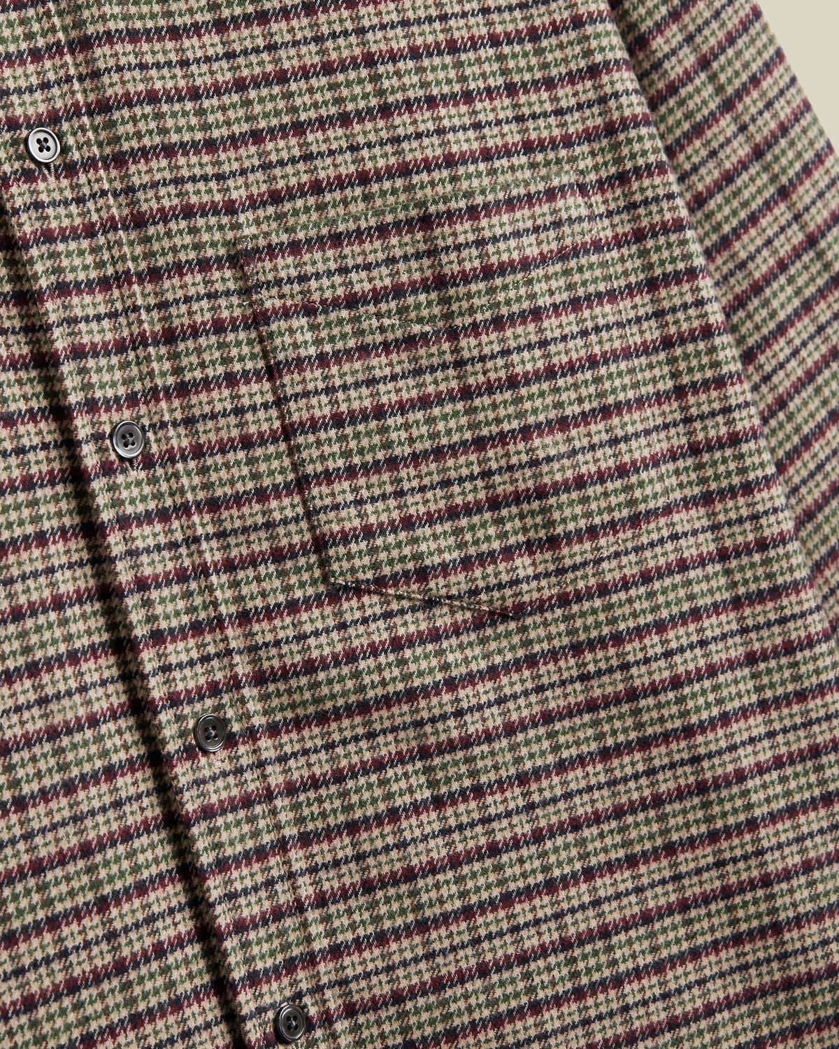 Chemise Feno multi Portuguese Flannel en coton, boutons nacre